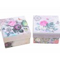 Vintage Geschenkbox - Blumen