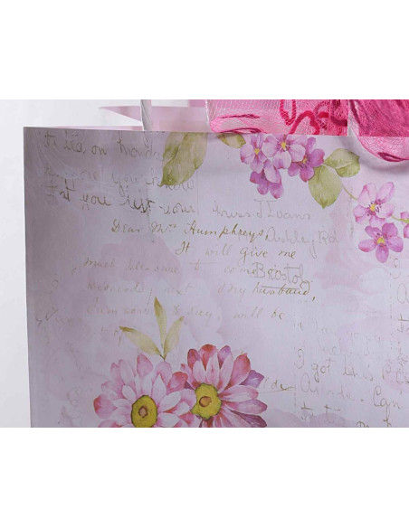 Vintage cadeauzakje - bloemen