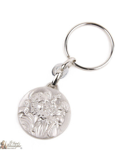 Sleutelhangers St. Christopher - Zilver metaal