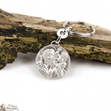Keychains St. Christopher - Silver metal