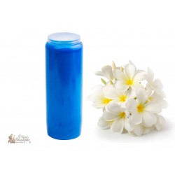 Candles Novenas - Clear Blue - Jasmine scent