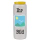 Novena candle with your image and text - customizable