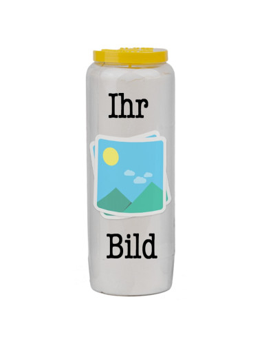 Novenen Kerzen - Weiß - Parfüm Myrrhe