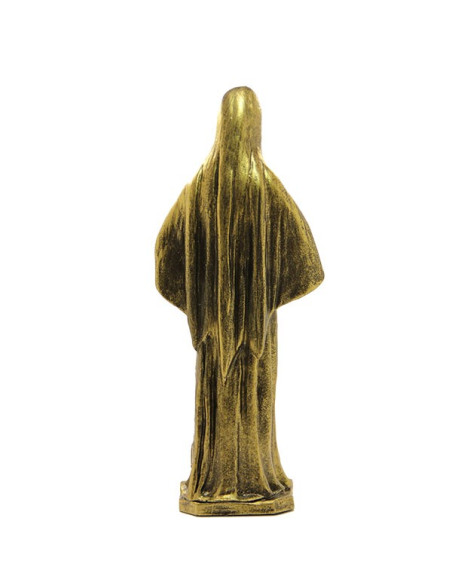 Arcángel Miguel bronce polvo de mármol - 22cm 