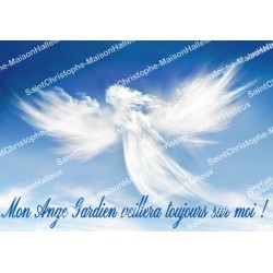 Angel protection sticker - rectangular  