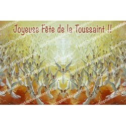 Autocollant souvenir Défunts - rectangulaire  