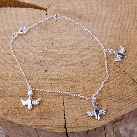 Bracciale con Colombi - argento 925 