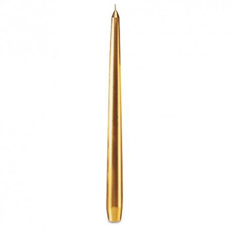 Set di candele da tavolo in oro 4 pezzi