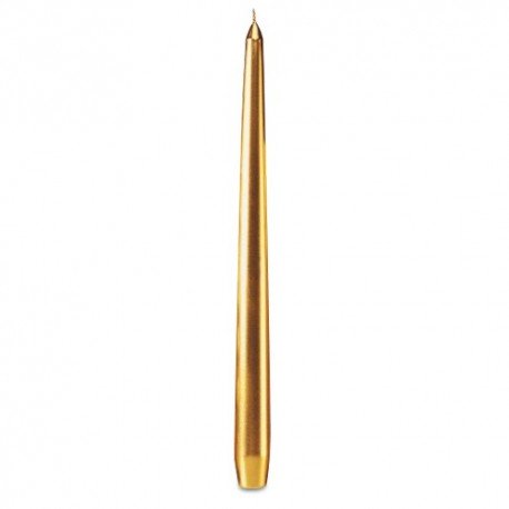 Set di candele da tavolo in oro 4 pezzi