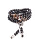 Obsidian Buddhist Bracelet - Spiritual 