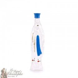 Bottiglia di acqua santa con statua della Vergine Maria - 20 cm 