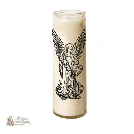 Candle 7 days in glass Holy Michael Archangel