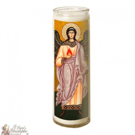 Kerze 7 Tage im Glas Heilige Uriel