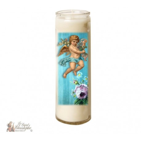 Candle 7 days in glass Vintage Angel