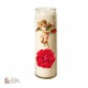 Kerze 7 Tage im Glas Vintage Angel