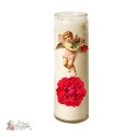 Kerze 7 Tage im Glas Vintage Angel