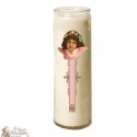 Kerze 7 Tage im Glas Vintage Angel