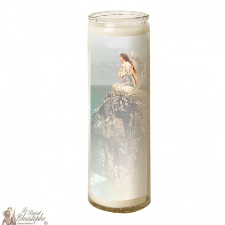 Candle 7 days in glass Angel