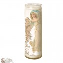 Candle 7 days in glass Angel