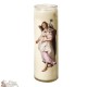 Candle 7 days in glass Angel
