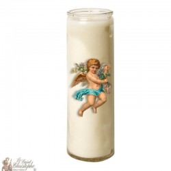 Candle 7 days in glass Vintage Angel