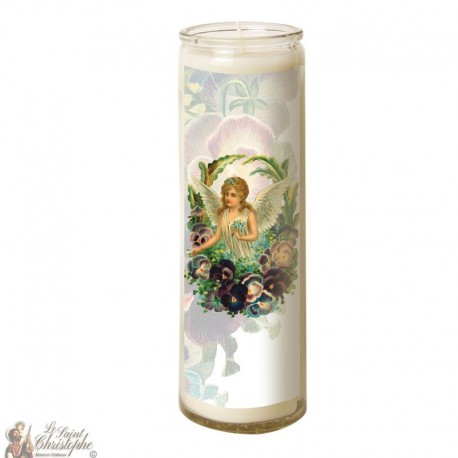 Candle 7 days in glass Angel