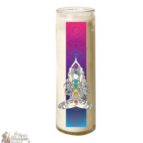 Zen Buddha glass candle 7 days