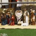 Crèche de Noël résine - 11 pièces