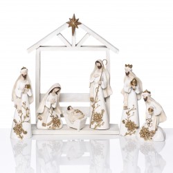 Presepio moderno in resina