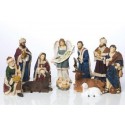 Resin Christmas crib - 11 pieces