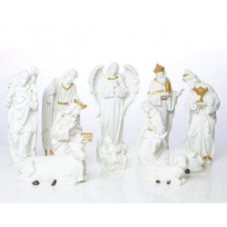 Presepio in resina - 11 pezzi