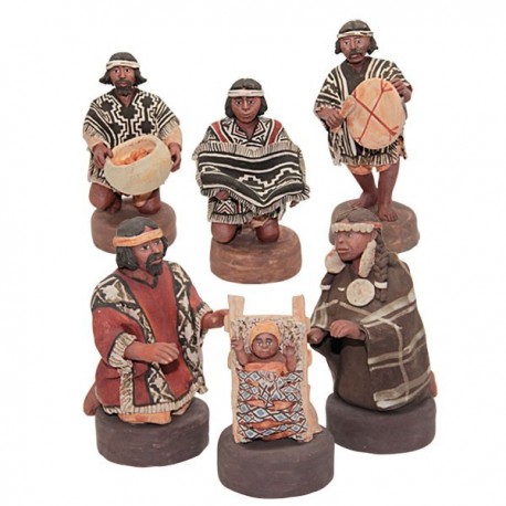 Argentijnse kerststal - Mapuche