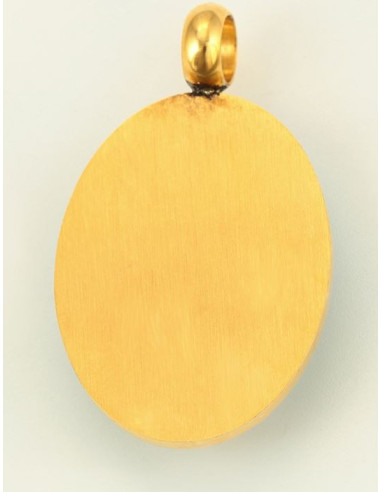 Set hangers en oorbellen Wonderbaarlijke Maagd - 24 k verguld