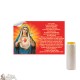 Personalized stickers for novena candle