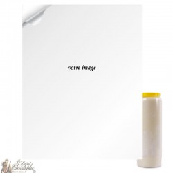 Stickers personnalisables Vinyle Blanc - 10 x 13 cm