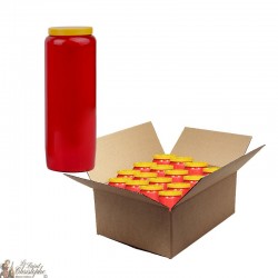 Bougies de Neuvaine - Rouges