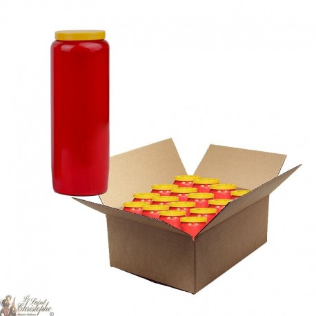Bougies de Neuvaine - Rouges