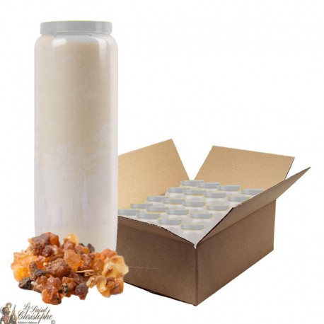 Novene Candele - bianco - profumo Mirra 