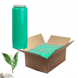 Lily of the valley scented novena candles - box of 20 pieces