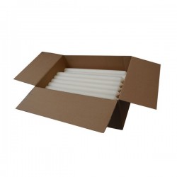 Bougies blanches longues - lot de 240 pièces