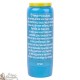 blue Candles Novenas to Miraculous virgin – french Prayer
