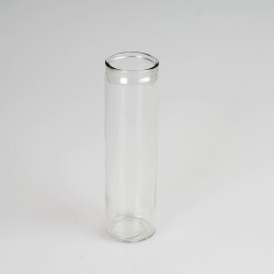 Contenitore di vetro per candela 6 x 21 cm 