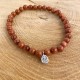 Bracelet en perles de gold stone