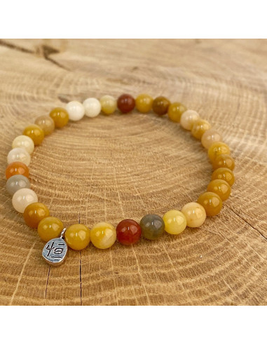 Bracelet en pierre naturelle Jade Jaune