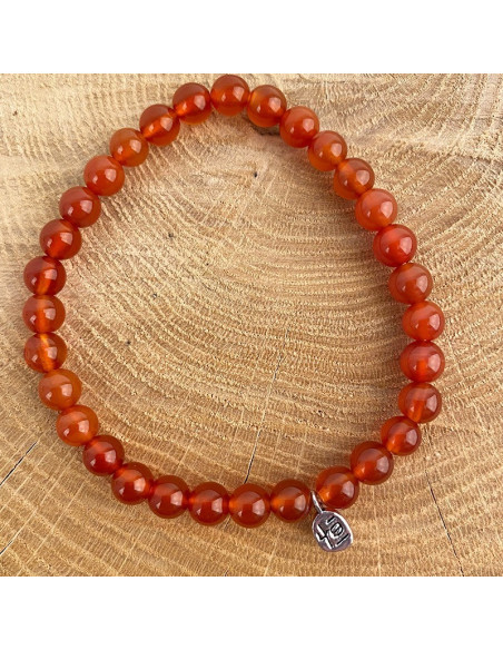 Bracciale in pietra naturale corniola
