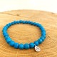 Turquoise natural stone bracelet