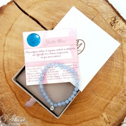 Blue Jade natural stone bracelet