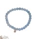 Pulsera de piedra natural de jade azul 