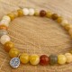 Yellow Jade natural stone bracelet