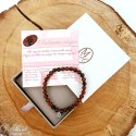 Natural stone bracelet Mahogany obsidian